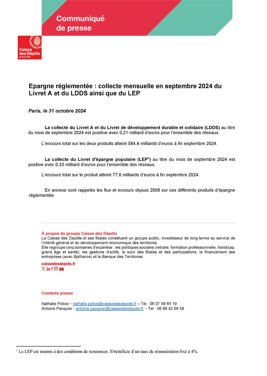 #VotreEpargneEstUtile
Près de 60% de l’épargne des Français est centralisée à la <a href="/caissedesdepots/">Caisse des Dépôts</a>. Elle est transformée en prêts à long et très long terme, permettant de financer des programmes d’intérêt général en faveur de l’économie responsable et de TEE.