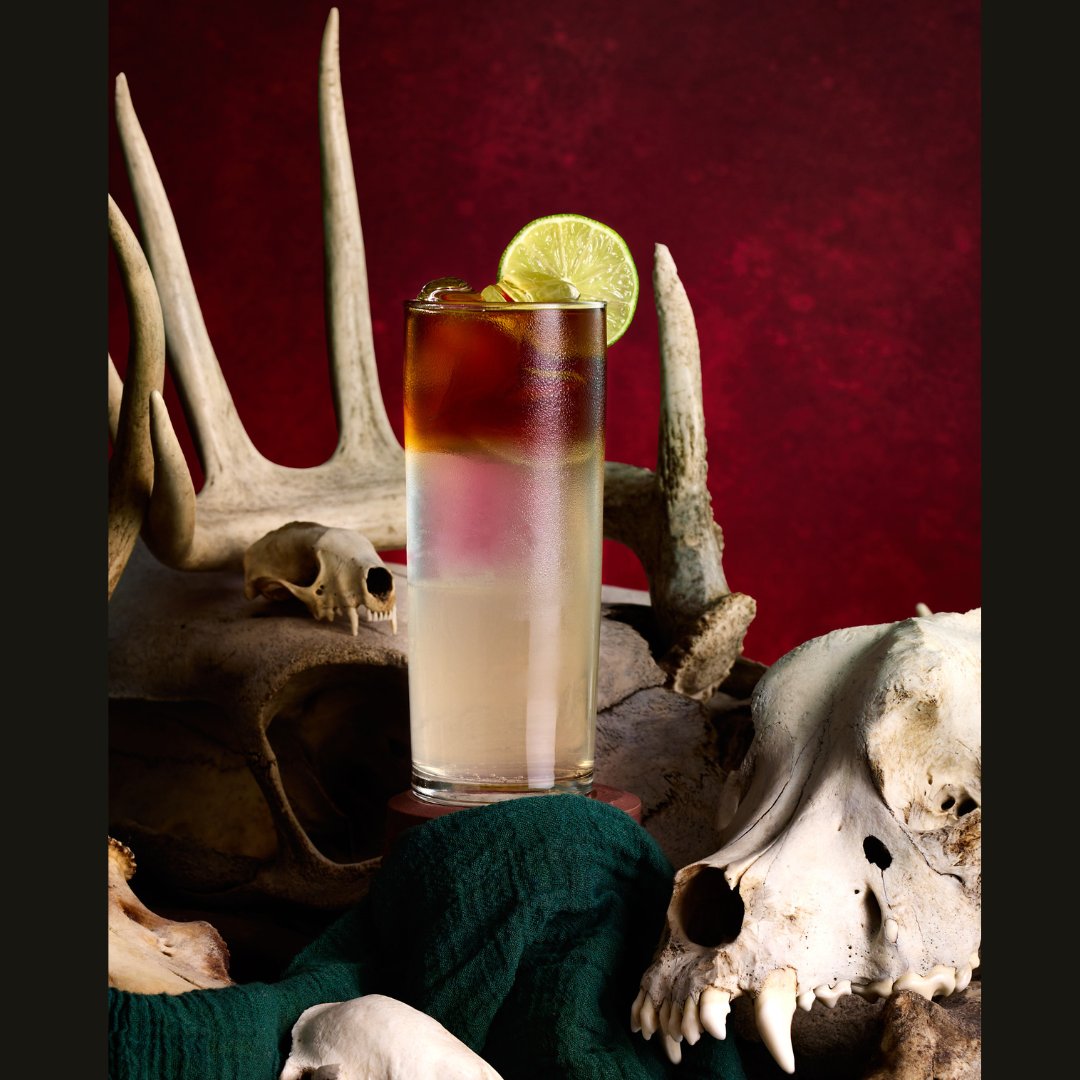 QuincyStKitchen's tweet image. We’re mixing up some spooky vibes with the Dark N' Stormy cocktail! This eerie classic is as easy to make as it is delicious. 

Have a wickedly good Halloween, from all of us at Quincy Street Kitchen! 🦇👻

#HappyHalloween #DarkAndStormy #StudioQ #CocktailShoot #SpookySeason