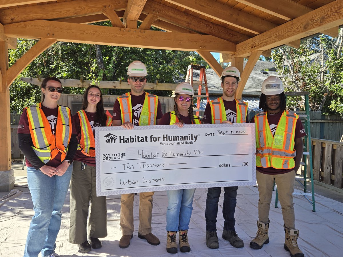 Many thanks to our friends at @spirit_of_urban. In 2024 alone, they’ve volunteered close to 500 hours with Habitat – and they aren’t done yet! #Grateful for our partnership.

Here they are, recently volunteering on a Habitat build site!