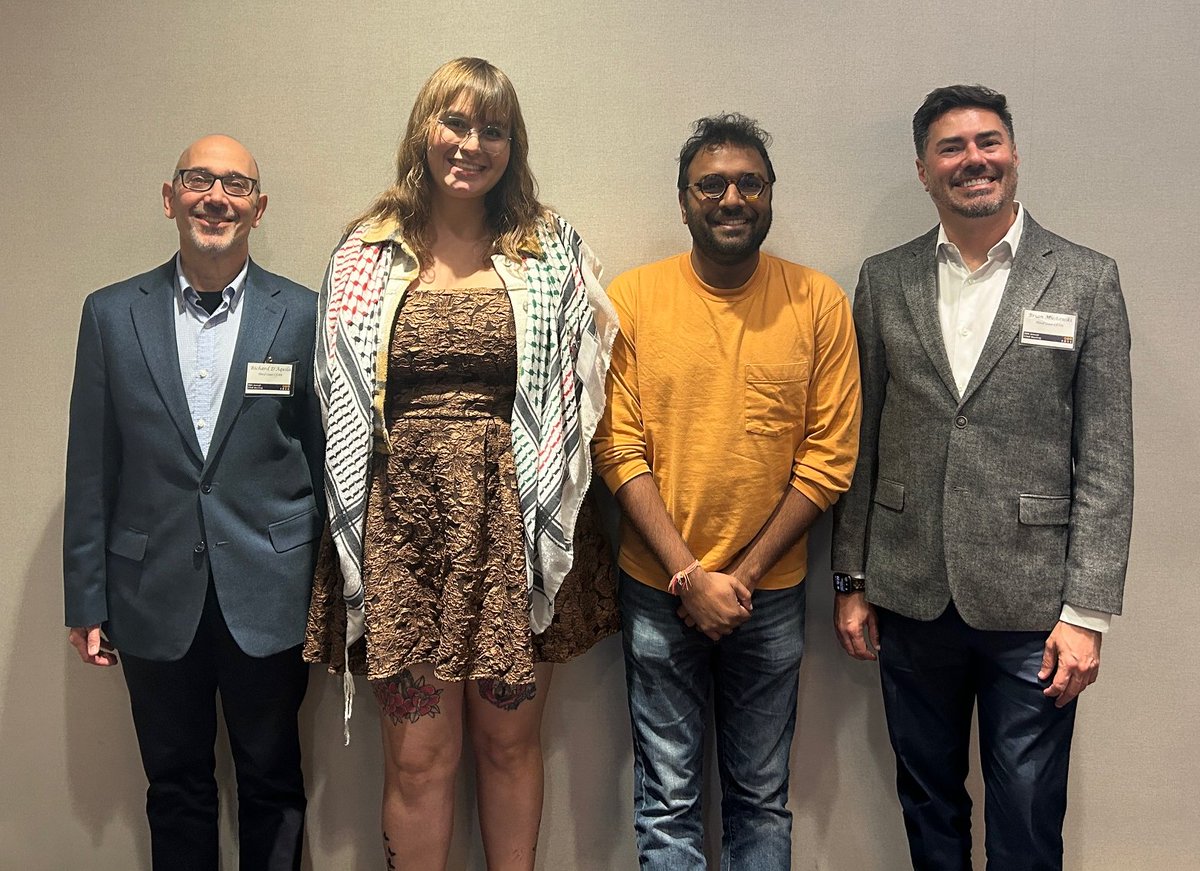 ThirdCoastCFAR's tweet photo. 👏Congratulations to early-stage investigators @blobfishfemme and @yogeshgoyallab for presenting their latest #HIV research at the 2024 #CFAR National Meeting! They were joined by Third Coast CFAR Director @Mustanski and Co-Director Rich D'Aquila. https://t.co/dhUHlOLtOe