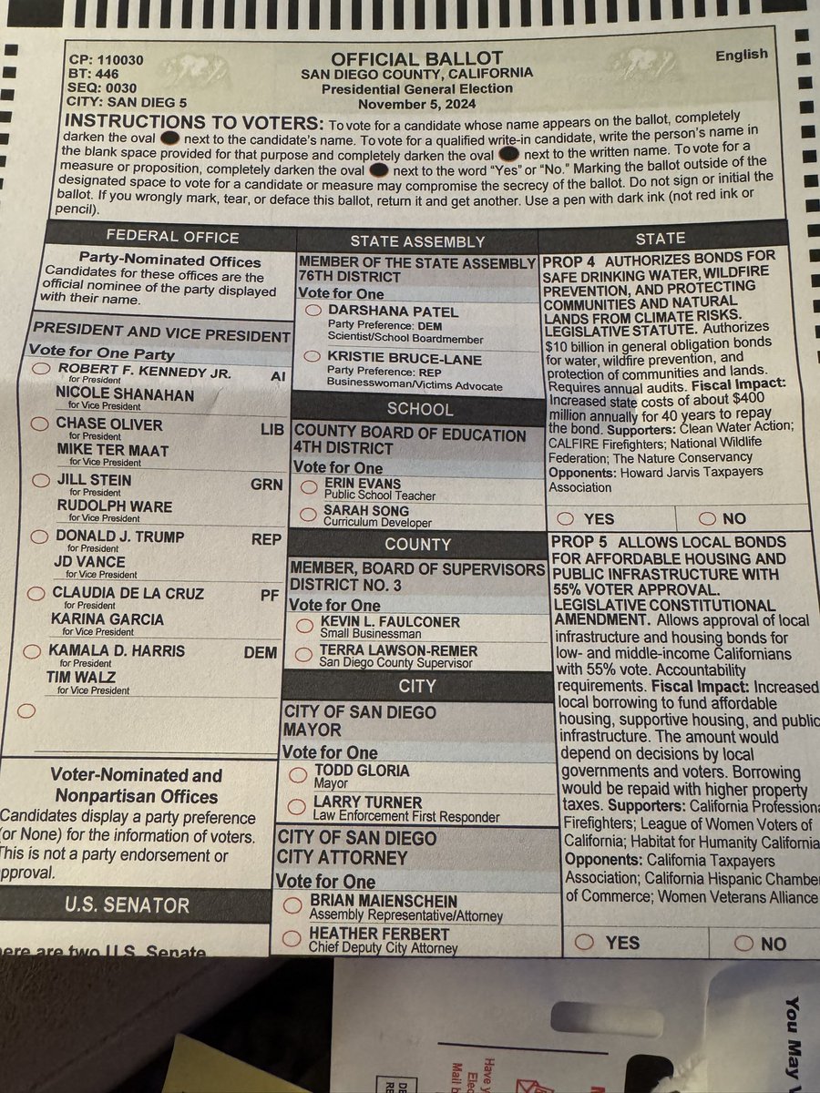 Amelia5437's tweet photo. @mtgreenee @ChairmanWhatley @LaraLeaTrump That’s not true.   Here’s page 1 and Trump’s name is BEFORE Harris. https://t.co/isHh23Kpnj