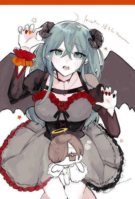 間に合わず…!#Halloween 