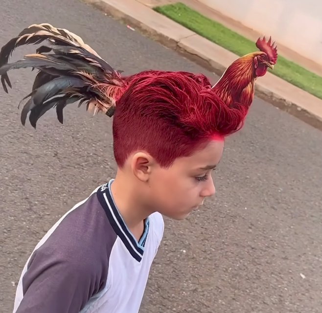 ShutThePupUp's tweet photo. Sending the boy off to school with the fresh fade today.. #CuttysChickenGuy https://t.co/iOzOkwSKEn