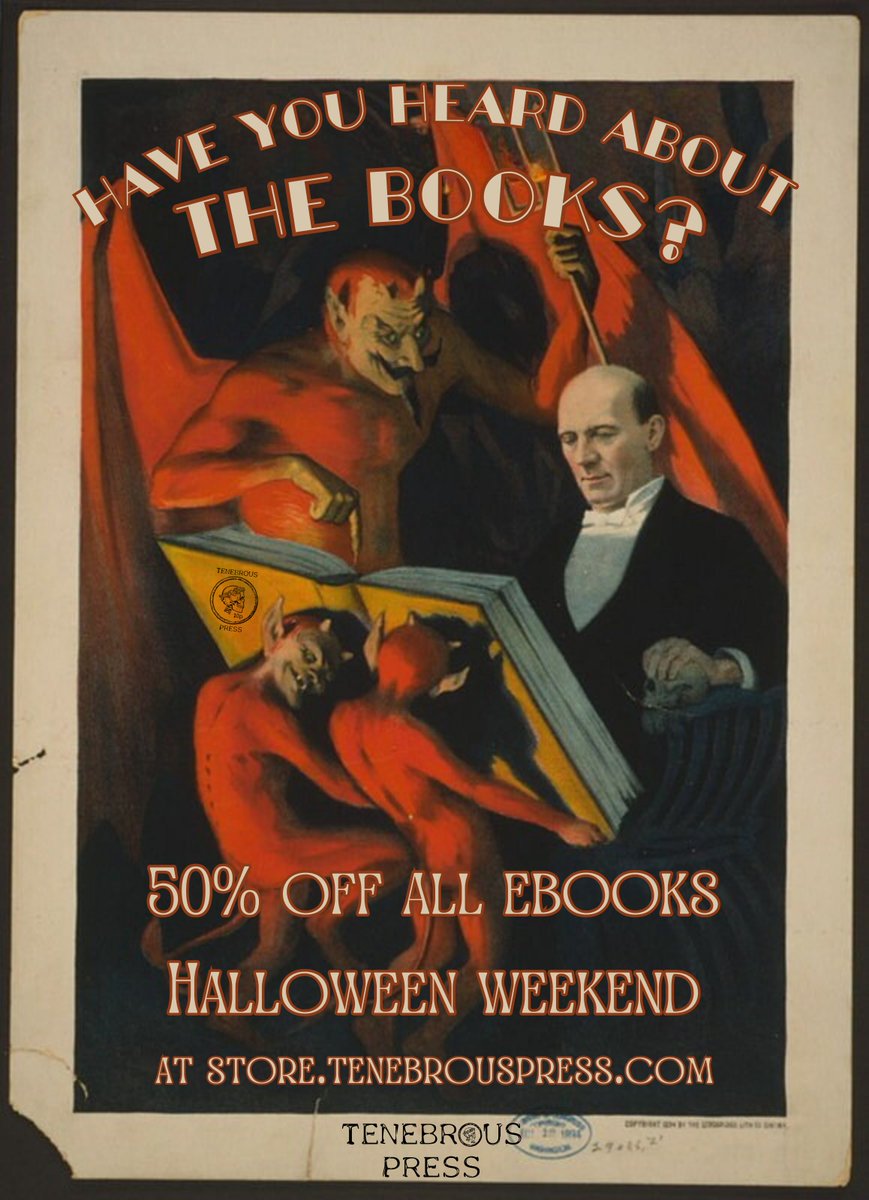 Now and through Sunday would be a *really* great time to pick up some e-books to spite—or please?—the devil!

Don't know what you might like? Tell us your three favourite horror flicks and we'll match you to a book.