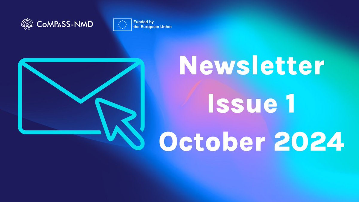 compass_nmd's tweet photo. We are thrilled to launch the first issue of our project newsletter, keeping you informed about the exciting progress of CoMPaSS-NMD. 
READ THE FIRST NEWSLETTER: https://t.co/rsY0jXBqIu...
Subscribe to receive our Newsletters: https://t.co/KDn3NYOSjR... https://t.co/bonJv5zUii