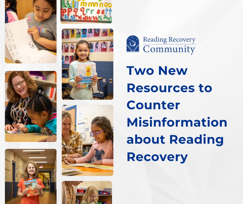 We are excited to introduce two new resources for the Reading Recovery Community to address media misinformation. Together, we can ensure that every child receives the support they deserve. 📚💪

readingrecovery.org/two-new-resour…