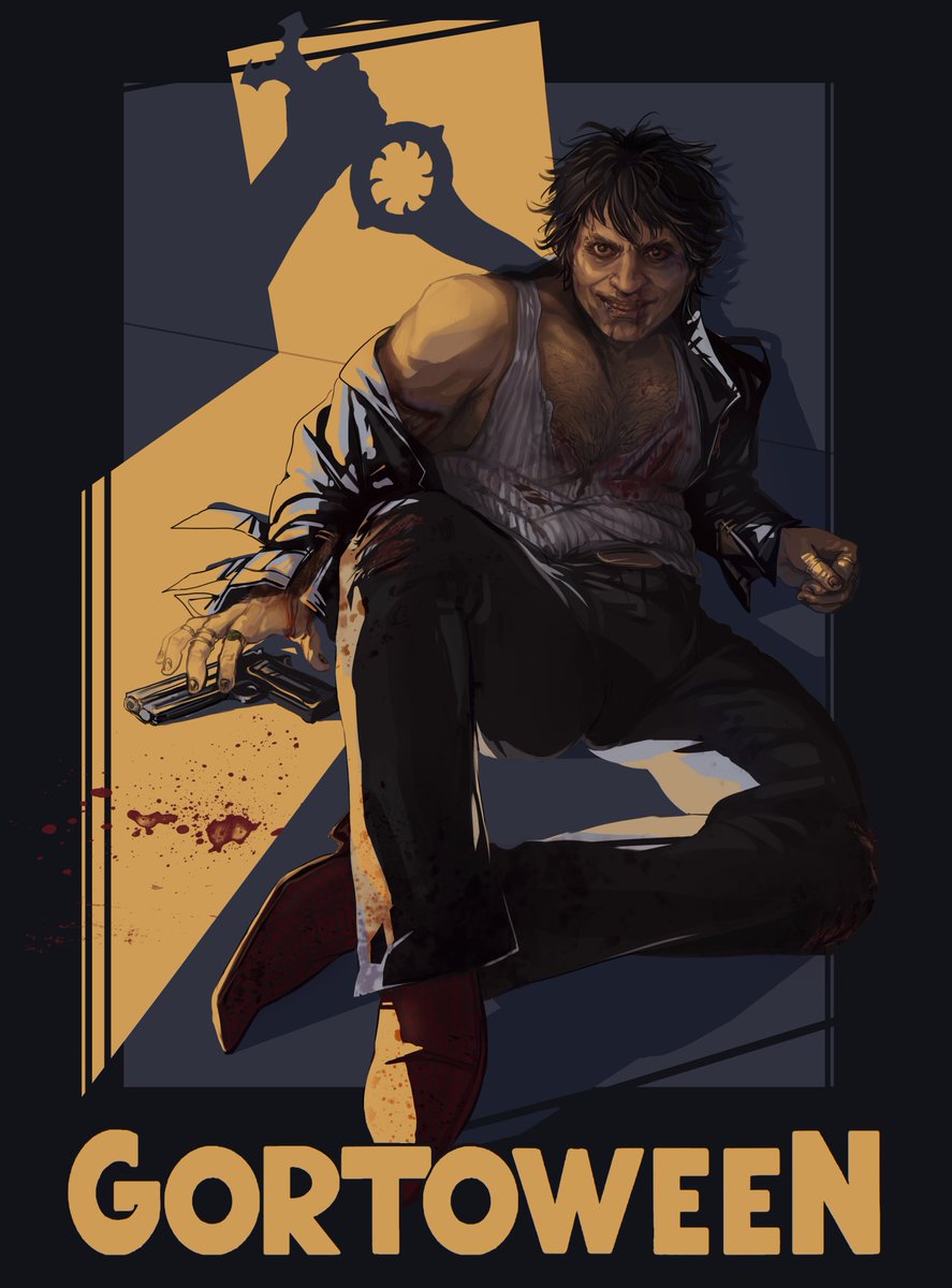 For the #Gortoween event 
God wanted to stop me from finishing this by making me start 3 days before the deadline and giving me a cold debuff, but he had no idea how much I wanted to draw Gortash bloodied, beaten and bruised
#gortash #bg3