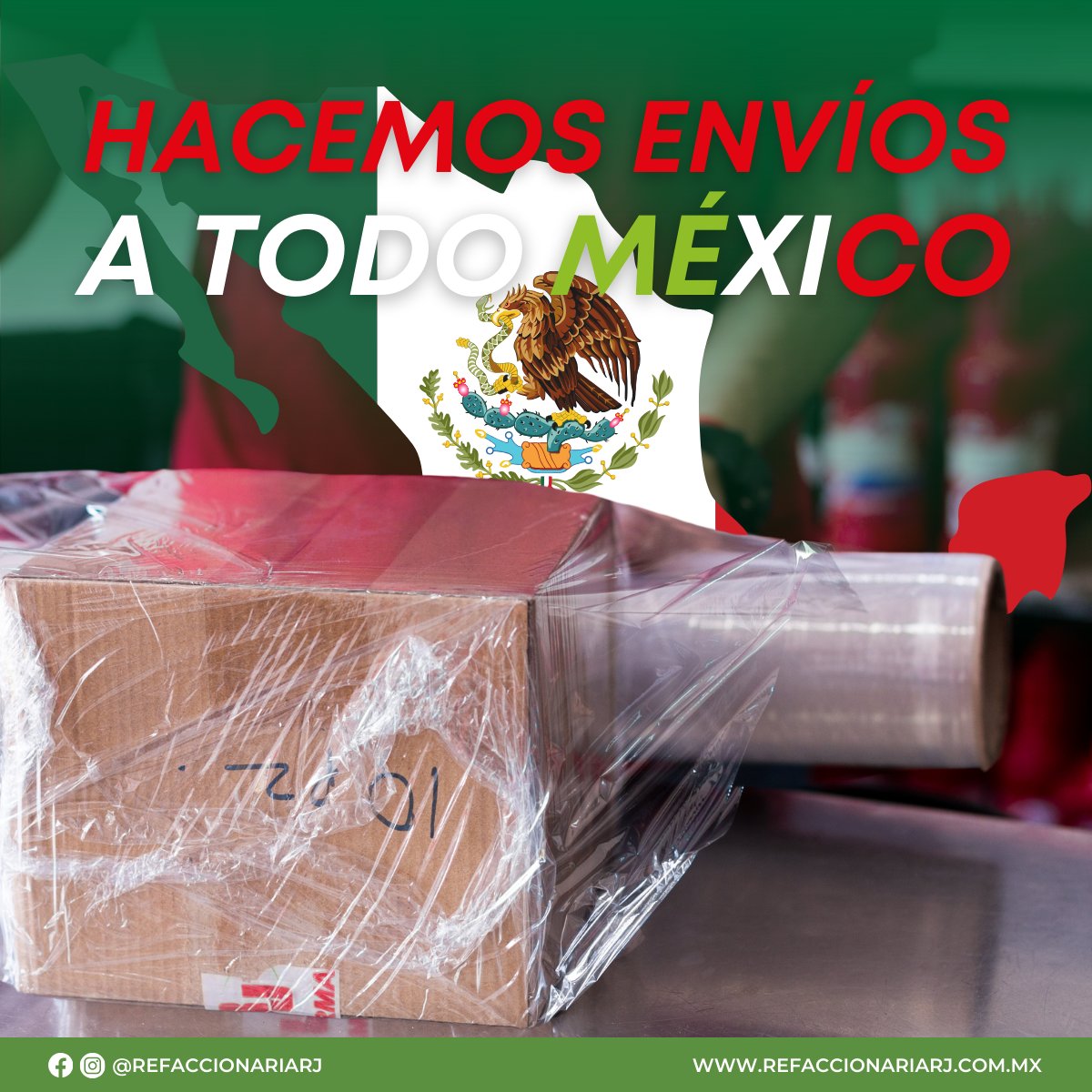 refaccionariarj's tweet photo. 🚚 ¡Enviamos a Todo México! 🇲🇽✨
📦 ¿Cómo lo hacemos?
🚛 Envíos el mismo día si haces tu pedido antes de las 6 PM.
📍 Llegamos a cualquier rincón de México.
Whatsapp: https://t.co/1rrw6EXRHc
📍Blvd. Gral. Marcelino García Barragán #443
Obrera, 44420 Guadalajara, Jal., México https://t.co/Xa54f689T1