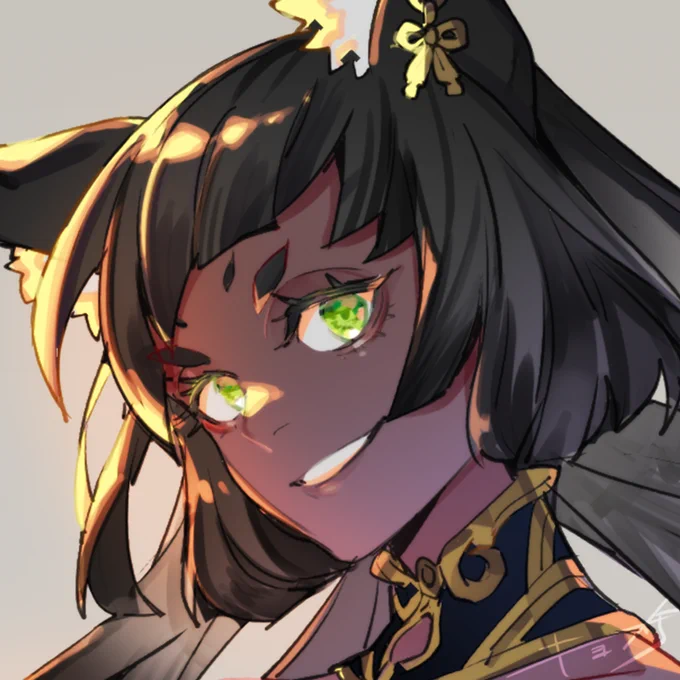 おかおつぶれちゃったのでアップも 流石にもうちょい描き込みたいな