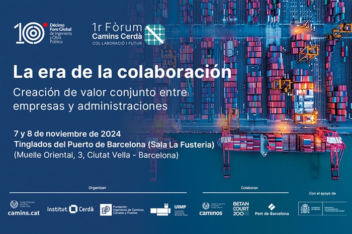 ¡No te pierdas el El X Foro Global de Ingeniería y Obra Pública, 1er Fòrum Camins Cerdà <a href="/caminscat/">Enginyeria de Camins de Catalunya</a> 💼Del 7-8 de noviembre en los Tinglados del Puerto de #Barcelona. Donde 50 líderes analizarán la colaboración entre empresas y administraciones caminosgalicia.gal/es/curso/el-x-… #obrapública