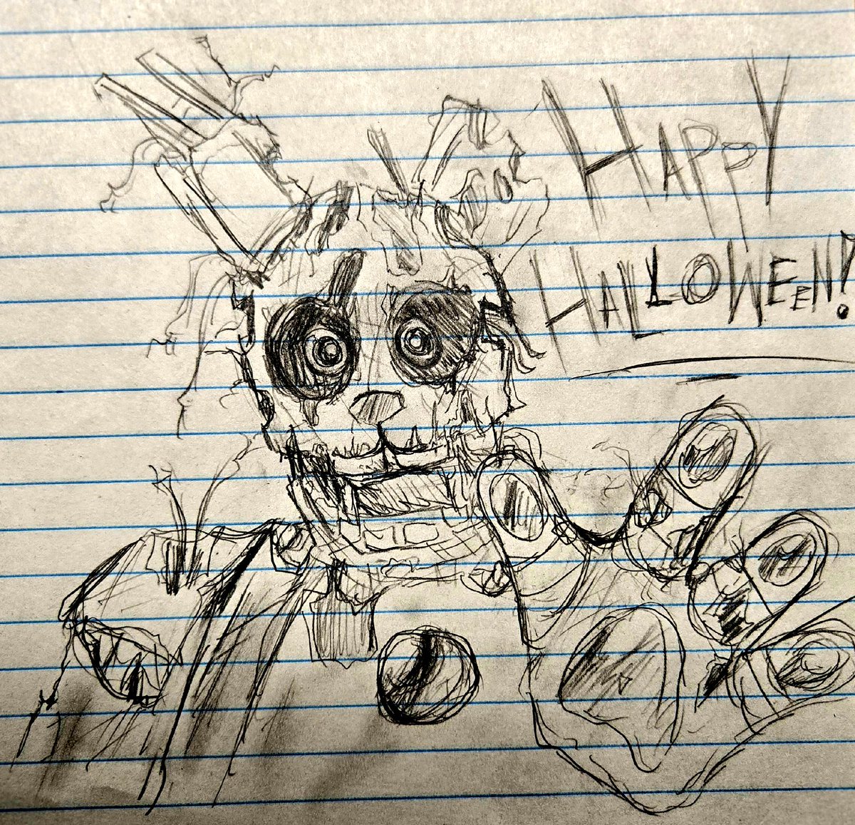 heshavingfun's tweet photo. Gm everyone, happy halloween :)
#springtrap #nightmaremangle #FNAF https://t.co/5x4OXntdHl