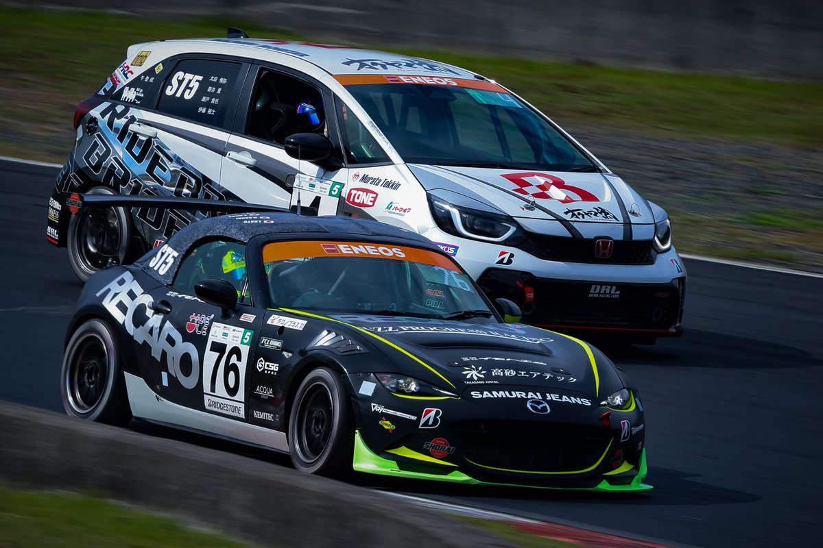 snj2518's tweet photo. 2024.10.26.27
スーパー耐久 Rd.6
岡山国際サーキット
ST-5 #76
BUZZ PROGRESS Racing
PROGRESS 高砂ロードスター
諸井亮介 / 加藤潤平 / 酒井仁 / 奈良敬志
#buzzprogressracing
#スーパー耐久
#S耐 https://t.co/Q6cECE2MGI