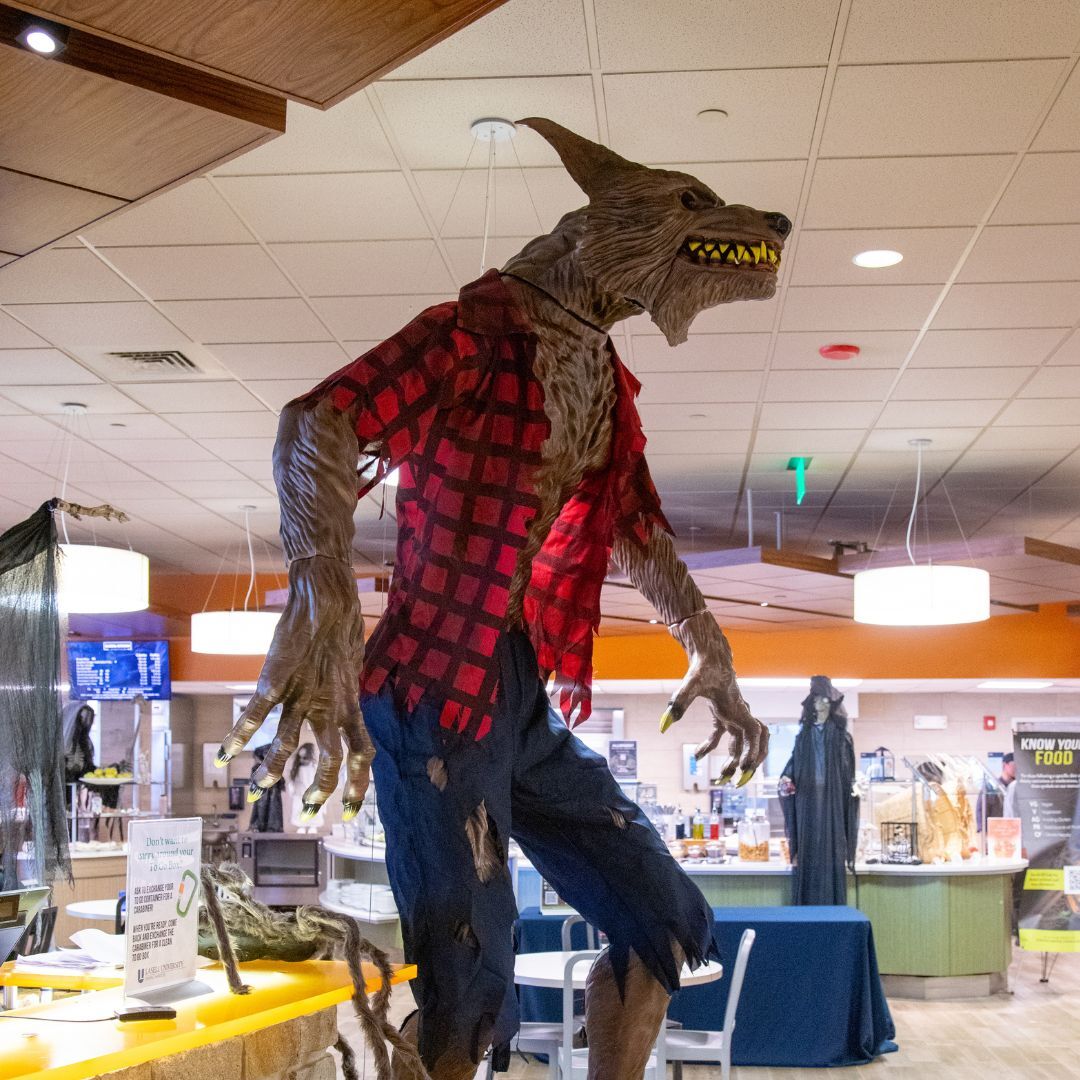 Creepin’ it real on campus. Witching everyone a happy Halloween!