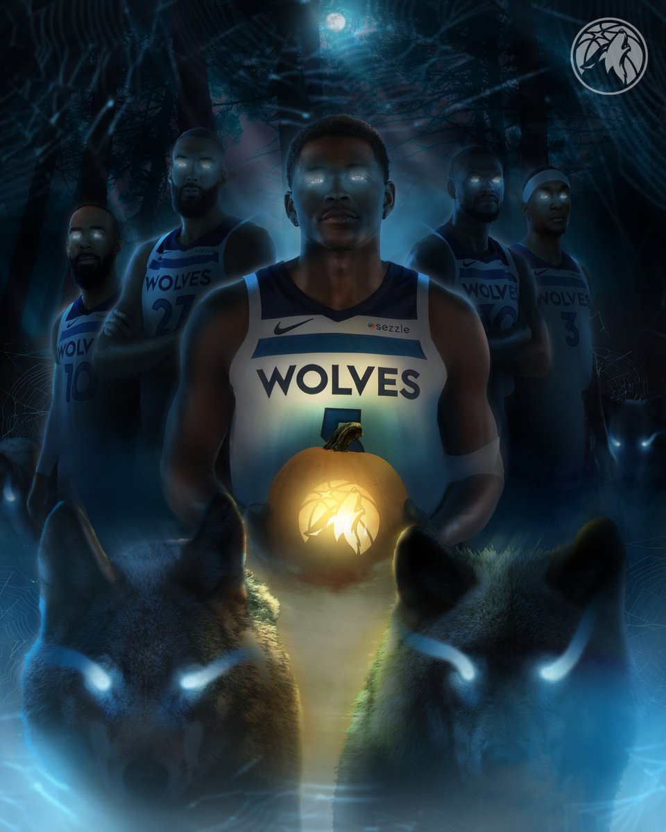 Timberwolves's tweet photo. HAPPY HALLOWEEN 🎃 https://t.co/jJDHvO2EXQ