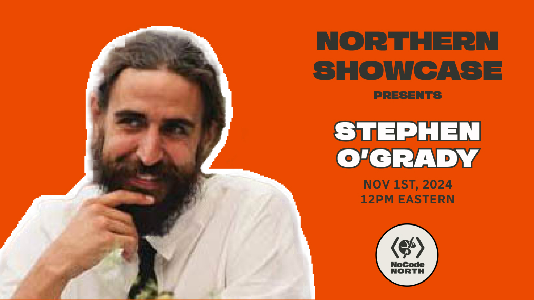 NoCode North (@nocodenorth) on Twitter photo The Northern Showcase is back this week! Join us tomorrow to meet <a href="/orishnal/">Stephen O'Grady</a> , a no/low code dev based in British Columbia. Catch the livestream and join the conversation.
Fri. Nov. 1 at 12 Eastern
youtube.com/watch?v=Ziulls… The Northern Showcase is back this week! Join us tomorrow to meet <a href="/orishnal/">Stephen O'Grady</a> , a no/low code dev based in British Columbia. Catch the livestream and join the conversation.
Fri. Nov. 1 at 12 Eastern
youtube.com/watch?v=Ziulls…