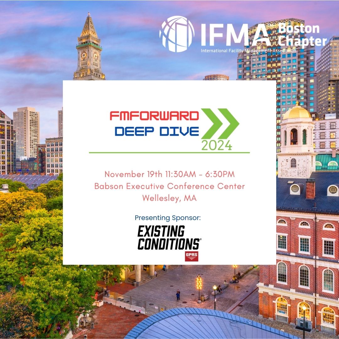 Register now for FMForward Deep Dive 2024.  This year's event will focus on how reality capture technologies like 3D laser scanning and drones, coupled with BIM integration can revolutionize the way facility data is managed and maintained.