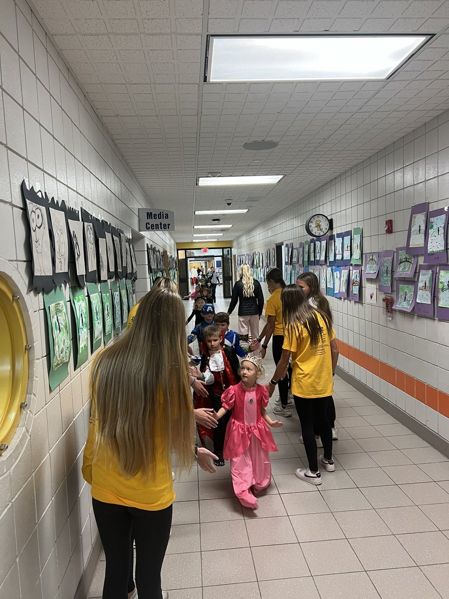 Spent the morning at Clear Creek Elementary welcoming the kids to school and leading the costume parade!