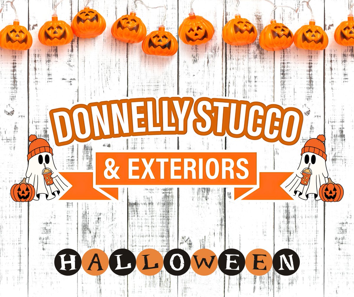 Donnelly_Ext's tweet photo. Happy Halloween🎃
We hope you have a spook-tacular day &amp; a SAFE night👻!
-Donnelly Stucco &amp; Exteriors
#stucco #stuccorepair #stuccowork #stuccohouse #roofing #roofingcontractor #siding #MN #Minnesota #windows #windowreplacement #plastering #plasterart #ExteriorDesign #Halloween https://t.co/P1rbyCMOzM