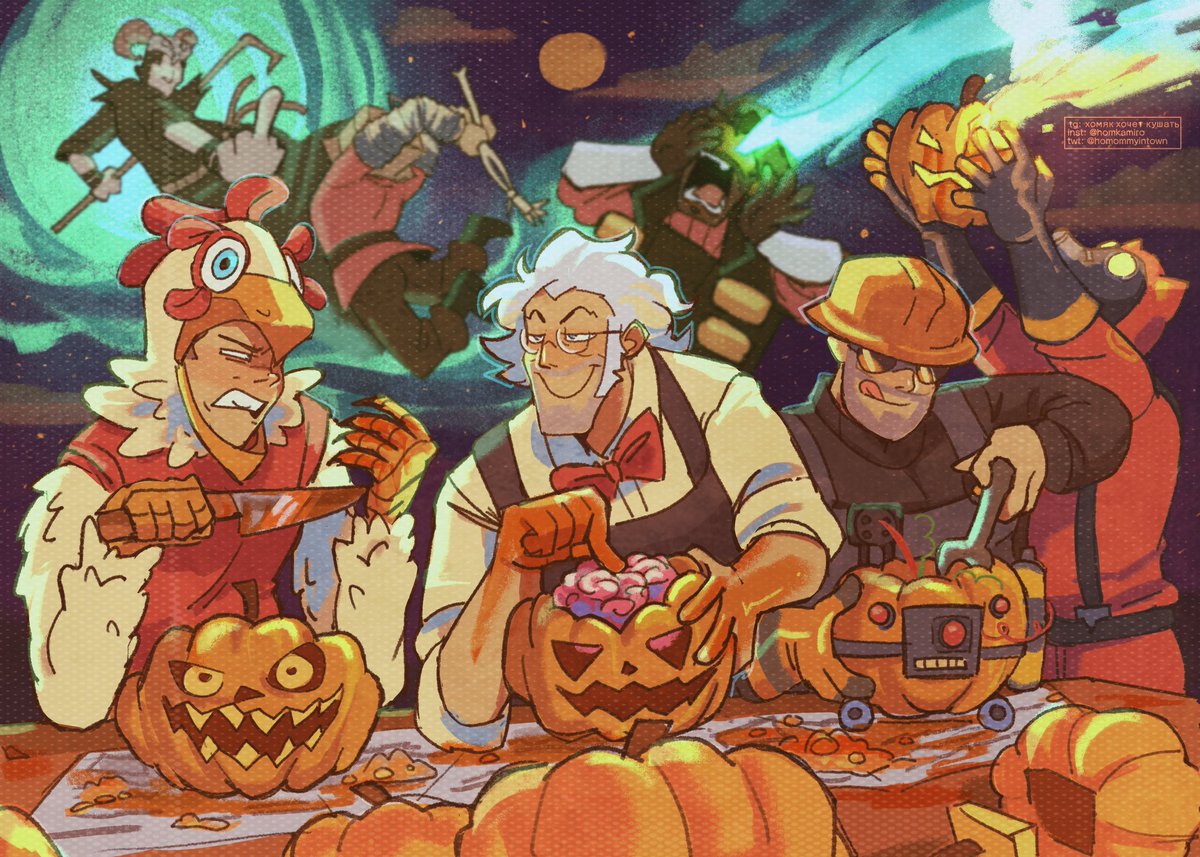 homommyintown's tweet photo. "Can you guys be normal about pumpkins for like one Halloween"

#tf2 #teamfortress2 #screamfortress https://t.co/X0o763SFqE
