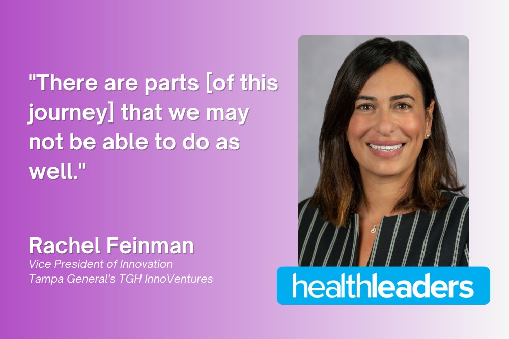 HealthLeaders's tweet image. Healthcare's #innovation execs came away from #HLTH with a good idea of where the industry is heading. Rachel Feinman from @TGHCares said #execs are looking beyond the next great widget to create and sustain a patient's entire #healthcare journey: healthleadersmedia.com/innovation/hlt…