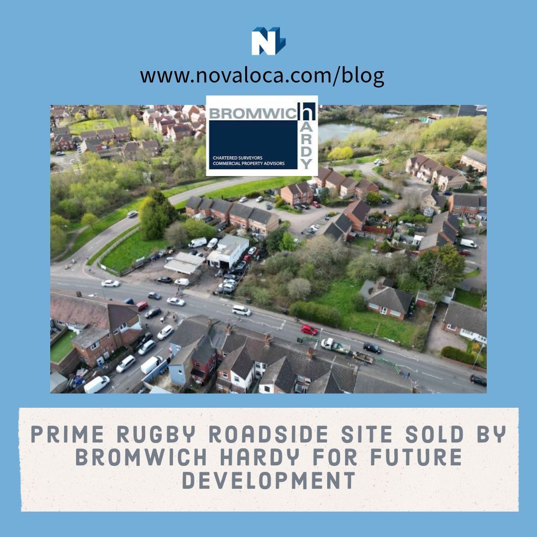 NovaLoca's tweet image. A roadside development opportunity close to Rugby town centre could be set to go ahead after commercial property agents @BromwichHardy sold the 0.75 acre site. For more information visit the NovaLoca blog here: buff.ly/3Am73yi #developmentsite
