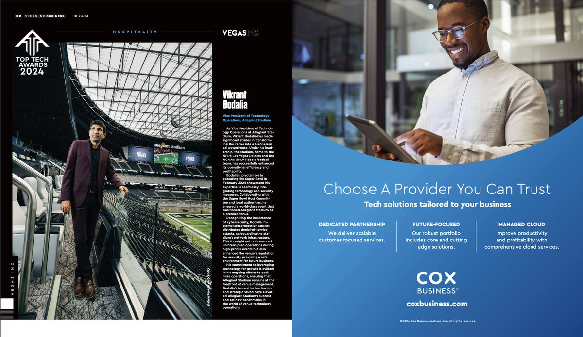 We are celebrating the best in tech! Check out this special digital issue, showcasing this year’s incredible winners. Click the link to dive into their stories and see the highlights from the event below!
issuu.com/gmgproduction/…

#TopTechVegas #TTAVegas #TTAVegas24 #TopTech2024