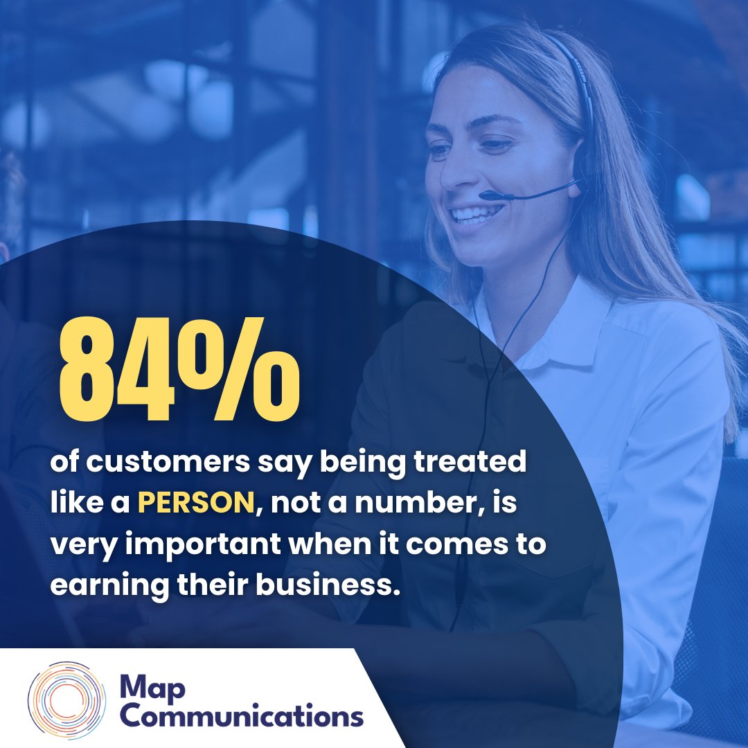 We know that every customer interaction counts. That’s why, at MAP Communications, we treat every #call as an opportunity to make your #customers feel valued. 🌟📞
For more information about us, visit: bit.ly/3pg6AIt