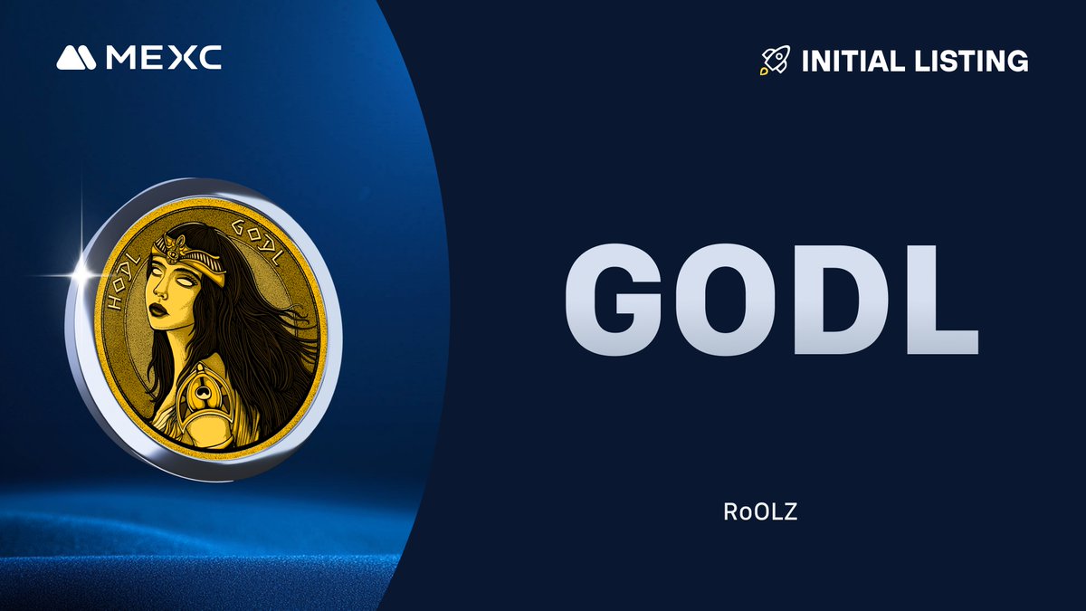 🚨#MEXC New Listing Alert!    

📈 $GODL/USDT will be listed in the Innovation Zone on 2024-11-07 12:00 (UTC).

<a href="/Roolznft/">RoOLZ</a> combines the fast growing anime market with short-form mobile videos and Apps on TON and Telegram.

Details: mexc.com/support/articl…