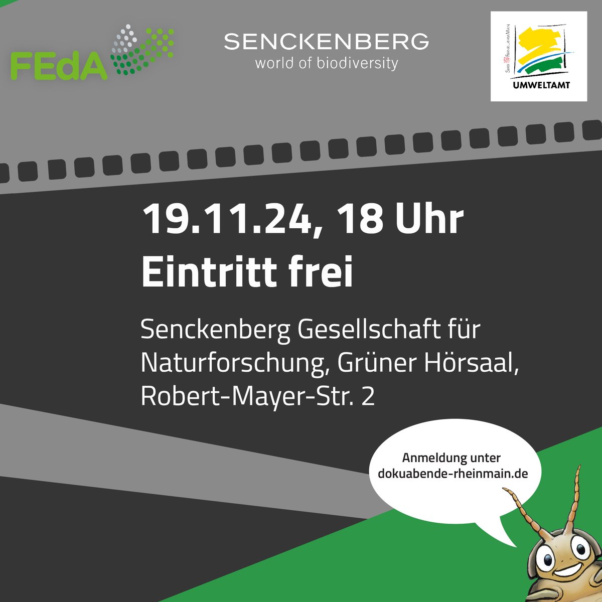 FEdA | Biodiversität erforschen und erhalten (@feda_biodiv) on Twitter photo #DokuabendeRheinMain & Umweltamt <a href="/Stadt_FFM/">Frankfurt am Main</a> zeigen "Die Wiese" & diskutieren über Arten- und #Biotopschutz in #Frankfurt mit Biologin I. Starke-Ottich, Umweltplaner T. Hartmanshenn & V. Rothenburger, Leiter Naturschutz. Stephan Hübner (HR) moderiert
🌐dokuabende-rheinmain.de #DokuabendeRheinMain & Umweltamt <a href="/Stadt_FFM/">Frankfurt am Main</a> zeigen "Die Wiese" & diskutieren über Arten- und #Biotopschutz in #Frankfurt mit Biologin I. Starke-Ottich, Umweltplaner T. Hartmanshenn & V. Rothenburger, Leiter Naturschutz. Stephan Hübner (HR) moderiert
🌐dokuabende-rheinmain.de