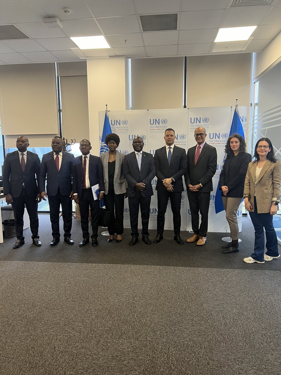 UNTechBank's tweet image. Great to welcome the delegation from Gabon at the UN Technology Bank HQ. 
We presented our work on advancing #TechForDevelopment and discussed promising paths for collaboration. Exciting opportunities ahead to bridge the digital divide and drive sustainable growth together🌍✨…