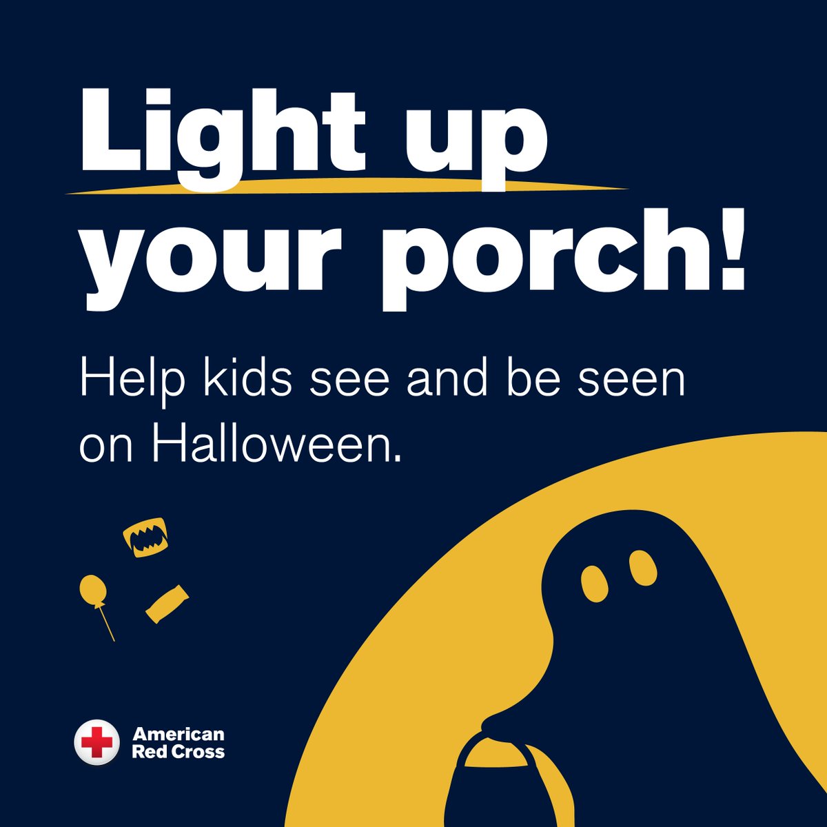 🎃👻 Halloween Safety Tips with the Red Cross! 🕸️🦇

Halloween is all about fun, costumes, and candy! Keep trick-o-treaters safe by lighting up your house and helping kids see and be seen. 

#newmexico #halloween #redcrossreadynm