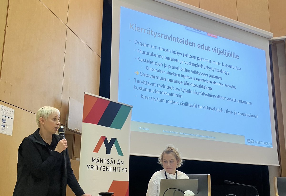 Biokaasulaitosten lannoitetuotteista on monia hyötyjä: myös matojen ja pieneliöiden viihtyvyys paranee, kertoo Kiertoravinteen Katja Paananen  #biodiversiteetti #biokaasu #kierrätys