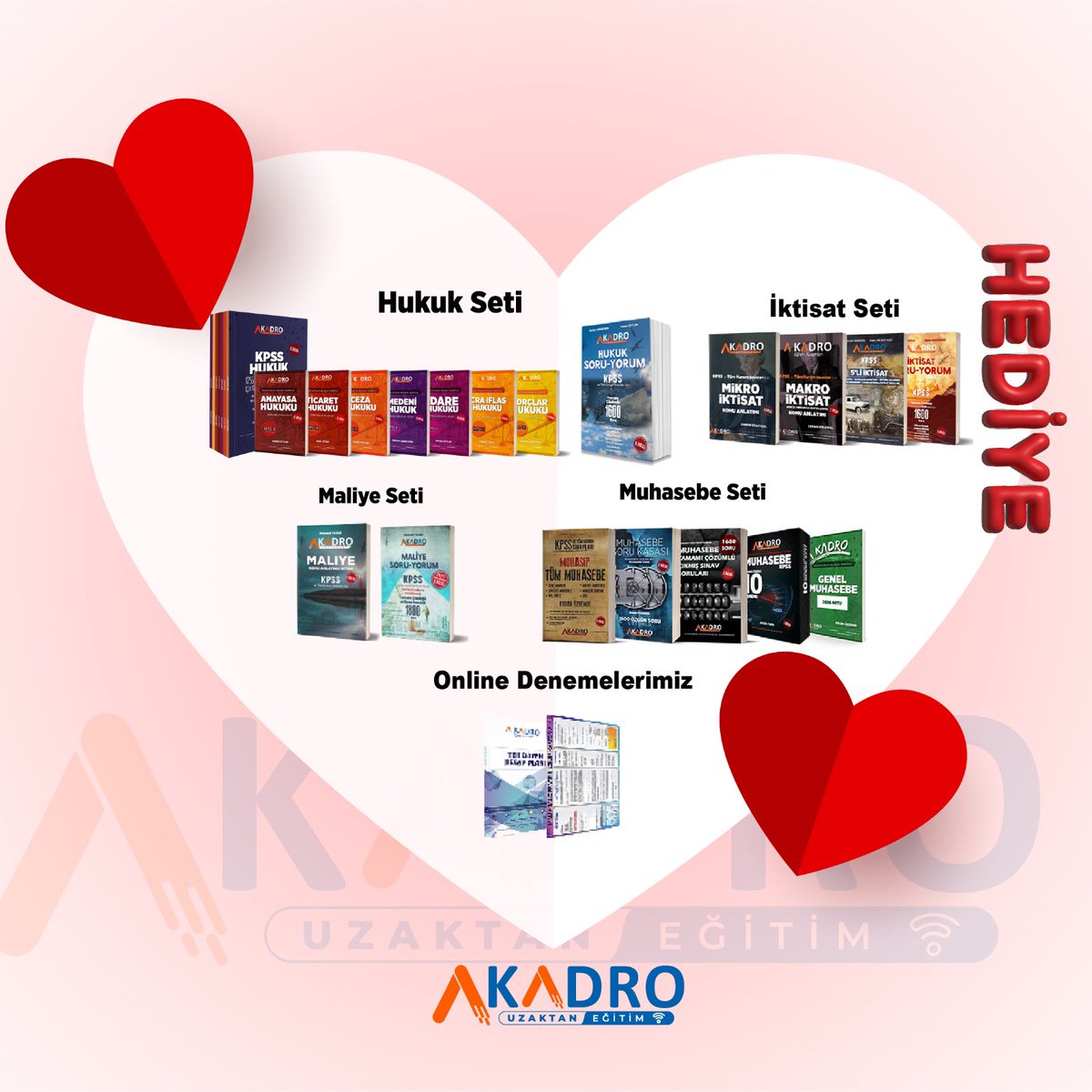 📣ÇEKİLİŞ VAR. Hayallerindeki kuruma atanmış bir öğrencimiz KPSS TÜM ALAN KİTAPLARI 
SETİ hediye ediyor. A Kadro öğrencisi vefalıdır, paylaşımcıdır, unutmaz.
Çekilişe katılmak için;
☑️Bizi takip edin
☑️Bu paylaşımı RT
yeterlidir. 
(Başka bir arkadaşınızı da etiketleyerek onun