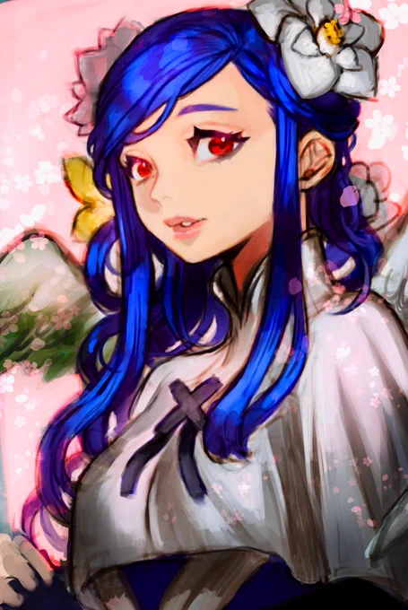 前に描いたデズ加筆 