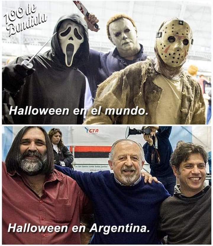 CiendebondiolaB's tweet photo. Si van a festejar tradiciones foráneas, al menos háganlo con monstruos locales. #HappyHalloween https://t.co/nmFzeg9clJ