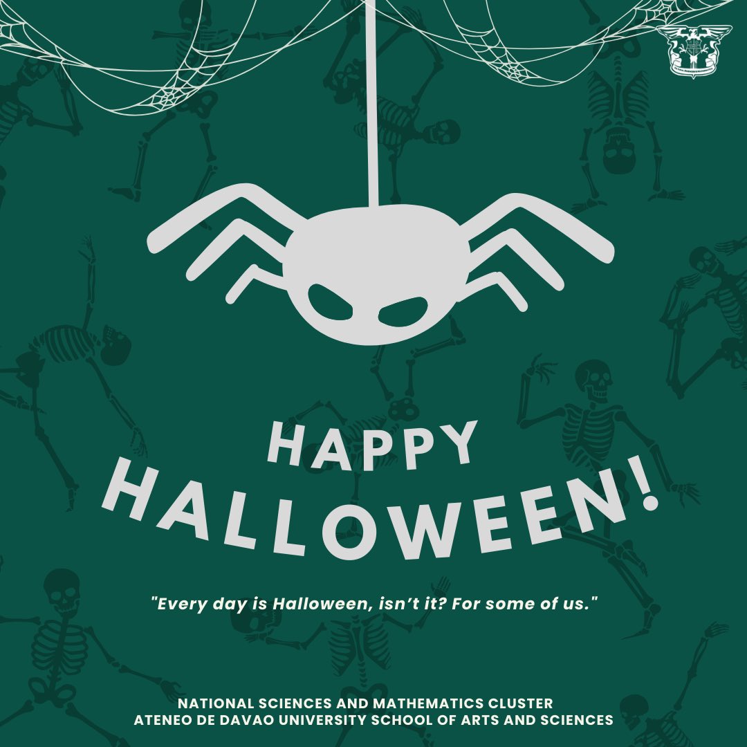 AdDU_NSMSEC's tweet photo. Falcons, let’s soar into the Halloween spirit! Suit up for a night of thrills, chills, and plenty of tricks and treats! Let your Halloween spirit take flight as we celebrate the spookiest night of the year. 🎃🕸️ https://t.co/Zct659Z2v2