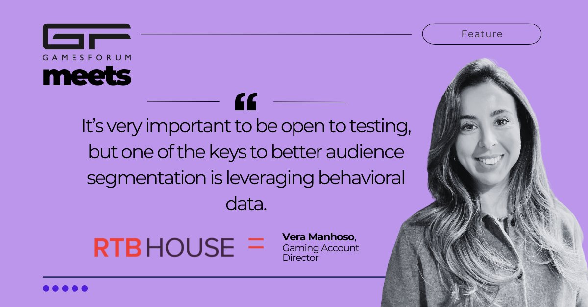 gamesforum's tweet image. Vera Manhoso from @RTBHouse joined us to chat all things mobile gaming, from user segmentation strategies and deep learning solutions to her journey into the industry and current favourite games.
eu1.hubs.ly/H0dp_8w0
#mobilegaming #usersegmentation #AItools #UA #monetization