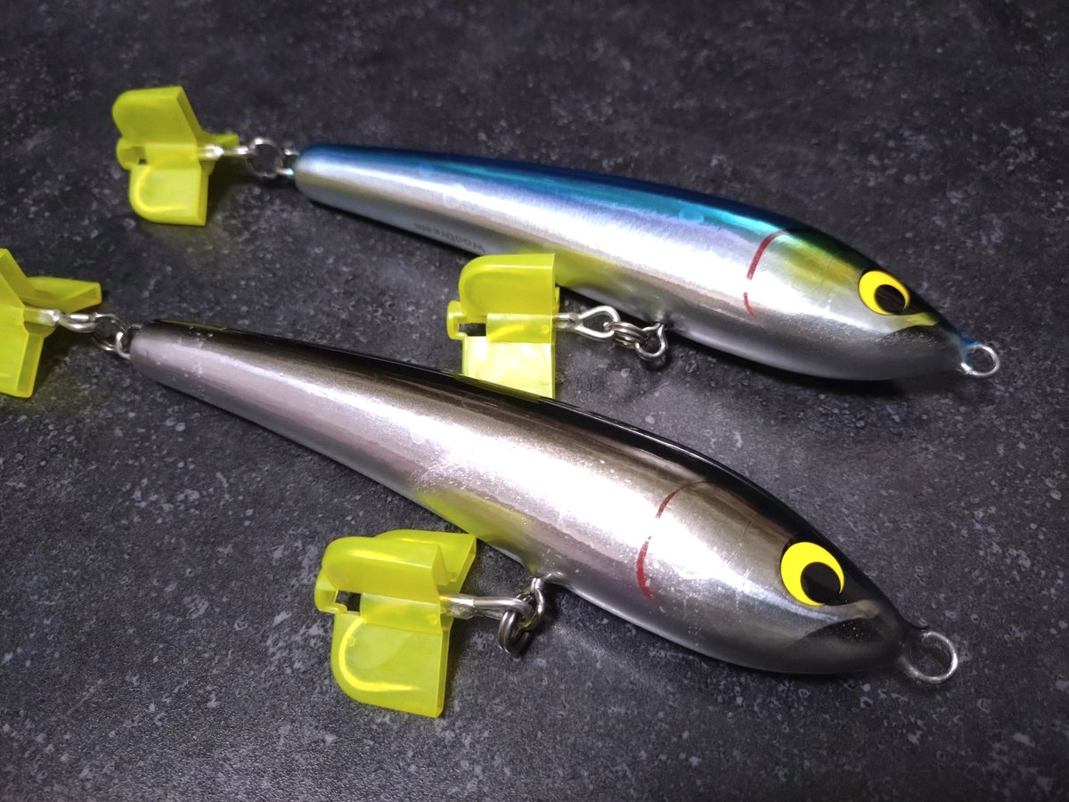 yeti_fishing's tweet photo. オフショアキャスティングではタックルを3~4セット準備してタックルごとルアーチェンジするので、基本的にはルアーも3~4種類でほぼ固定になるけれど
個人的にはこの4種類で万事okなので、特に悩む要素なし🤗🎣
#WooDream #Akiya
#HARDCORE #MONSTERSHOT
#CONTACT #FLITZ
#RealOvation #HITMAN https://t.co/IzeotWQqkR