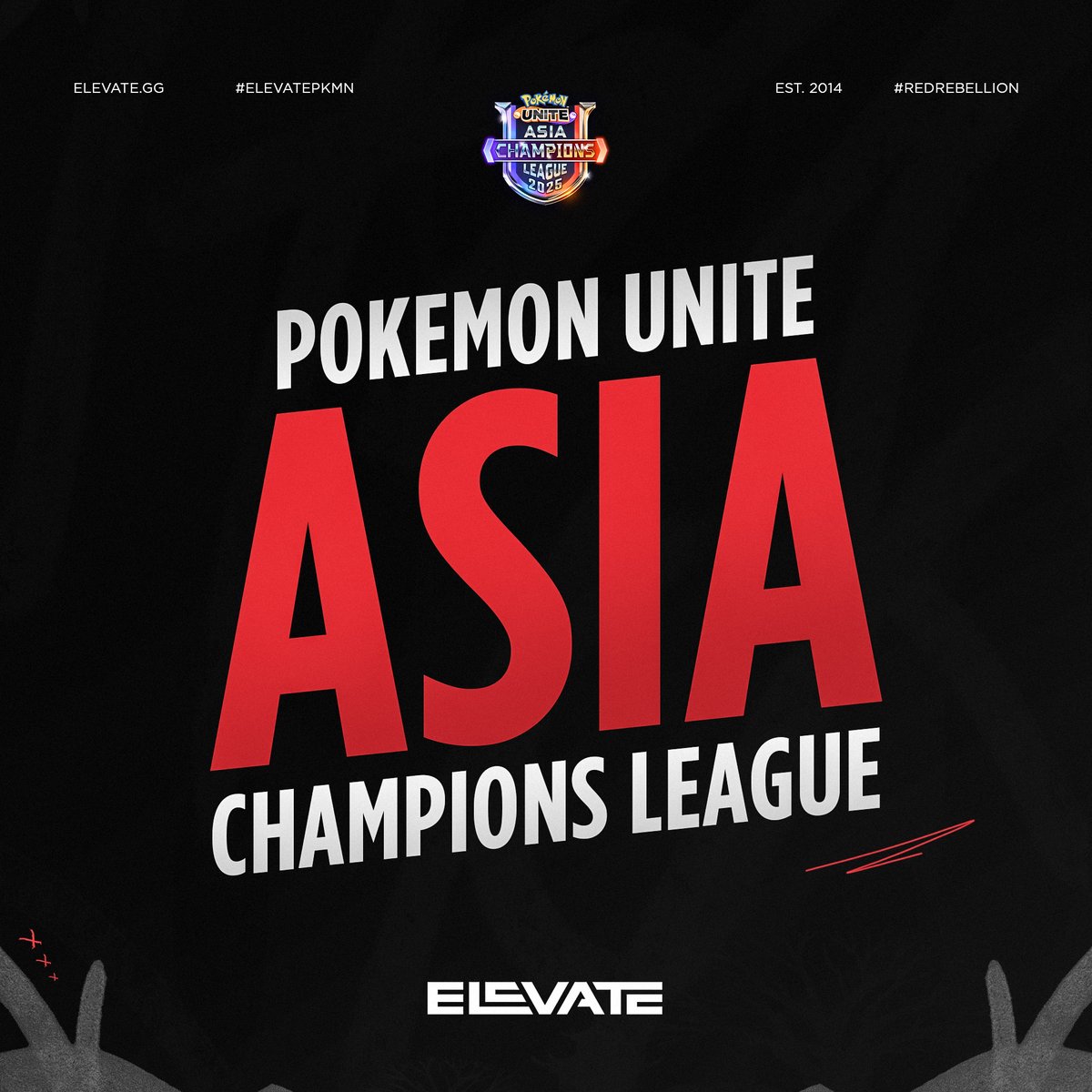 ElevateGG's tweet photo. We are excited to be a part of the 2025 Asia Champions League ‼️

Tune into the action, kicking off on November 16th 🫡

🏔️ @jrabsnt 
🏔️ Luiss
🏔️ @mivaisplaying 
🏔️ Blank
🏔️ @TempezTI 
🏔️ @shua_dl (Sub)

#ElevateUNITE | #RedRebellion https://t.co/KRg7jdh5O9