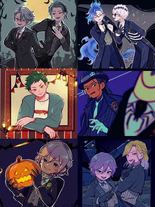 #今月描いた絵を晒そう

たくさん描けました🎃(当アカウント比) 