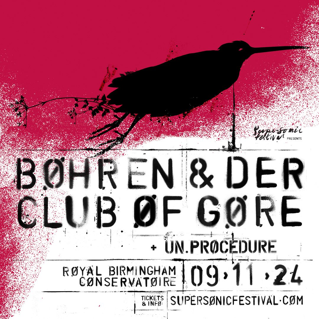 Supersonic Festival (@supersonicfest) on Twitter photo Not long now until we welcome Bohren & Der Club Of Gore & <a href="/unprocedure/">un.procedure</a> to the stunning Royal Birmingham Conservatoire! ✨
Saturday 9 November at <a href="/BirmCons/">Royal Birmingham Conservatoire</a>
Get the final tickets from supersonicfestival.com Not long now until we welcome Bohren & Der Club Of Gore & <a href="/unprocedure/">un.procedure</a> to the stunning Royal Birmingham Conservatoire! ✨
Saturday 9 November at <a href="/BirmCons/">Royal Birmingham Conservatoire</a>
Get the final tickets from supersonicfestival.com
