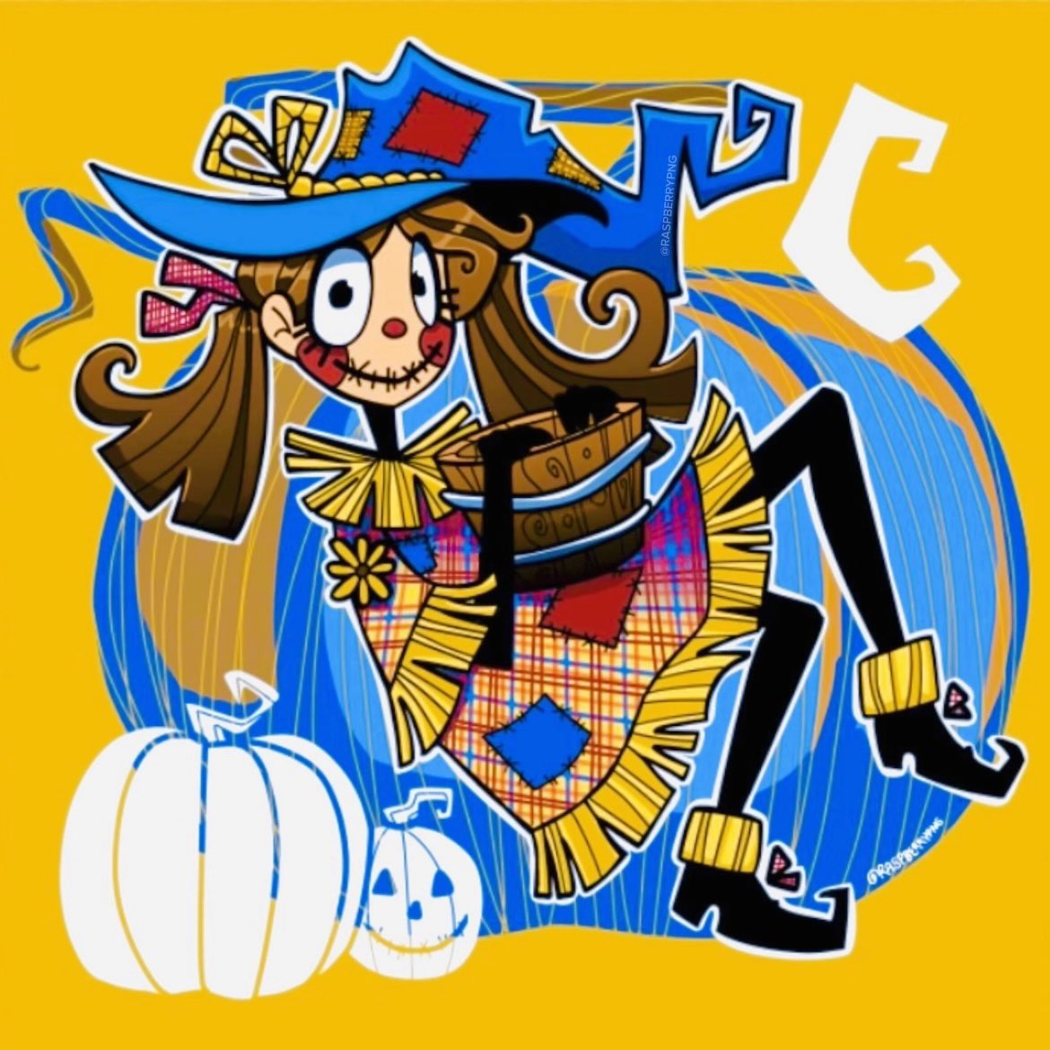 RaspberriPNG's tweet photo. HAPPY HALLOWEEN!!! This was my costume this year🤭🎃 #halloween https://t.co/5cvRa2TT6W