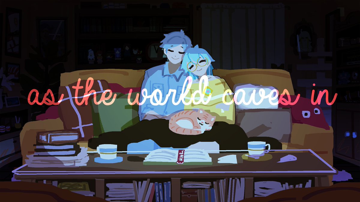 qb_ryse's tweet photo. Q &amp; Kala Cover! Q &amp; Kala Cover!

[ As the World Caves In - Cover ]
Me &amp; @kala2d made a thingy. Bless his soul for having to mix my stinky voice with his beautiful vocals.
Not baiting anything in particular with @siokohi's lovely illustration no no 

https://t.co/zcrbBfIWP1 https://t.co/BO44DhBeQC