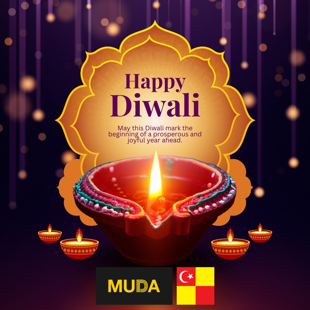 MUDAxSelangor's tweet photo. Selamat Hari Deepavali! Semoga cahaya perayaan ini membawa kebahagiaan, kedamaian, dan keberkatan dalam hidup anda dan keluarga tercinta. Semoga Deepavali kali ini penuh dengan kehangatan kasih sayang, kejayaan, dan rezeki yang melimpah. Happy Deepavali! https://t.co/Vh5iWhdrOV