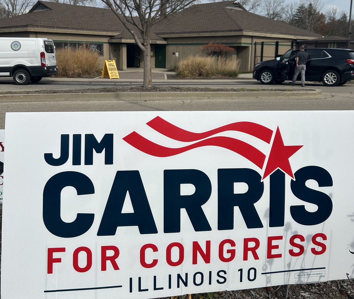 Fantastic day spent meeting voters in Deerfield and Northbrook! Our campaign message resonates with so many families and we love hearing why they’re supporting Jim Carris. Five more days of early voting remain! I hope to see you at one of our local early voting sites soon!