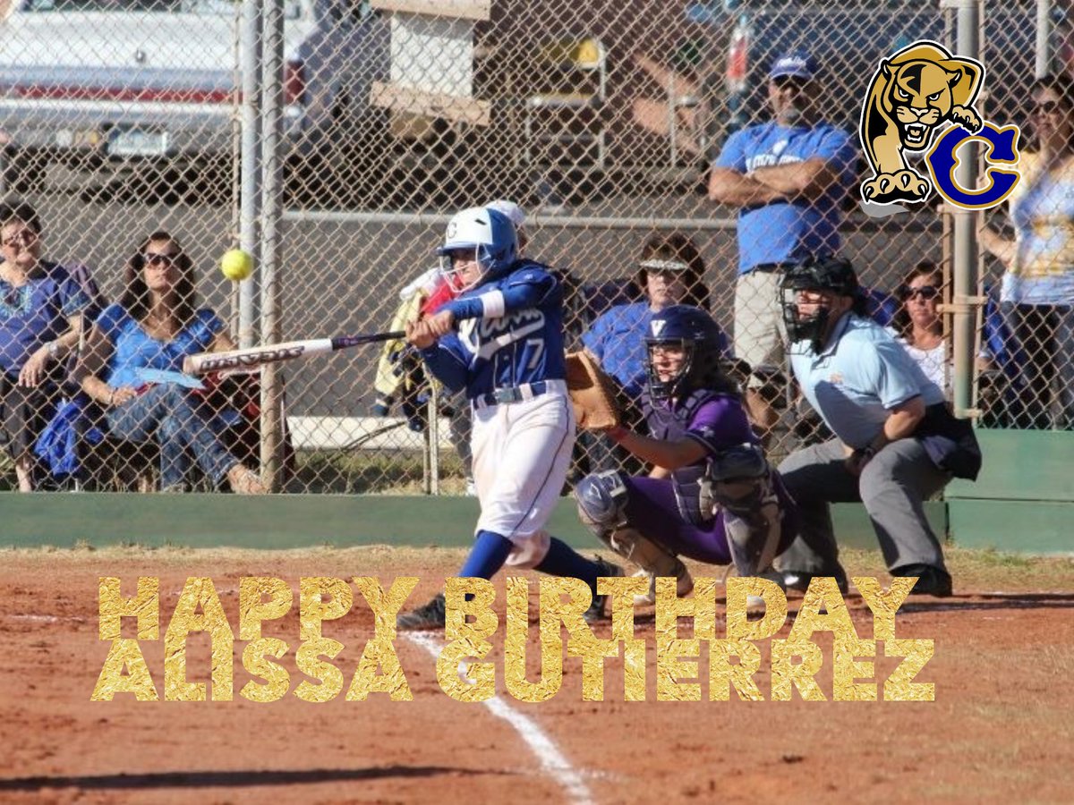 Happy birthday to former Cougar, Alissa Gutierrez. Alissa was the heart and soul of her teams from 2009-2012. Blessed with competitiveness and compassion, Alissa was a 3X All-Conference pick and was selected All-State in 2011. Have a great day Alissa!!
