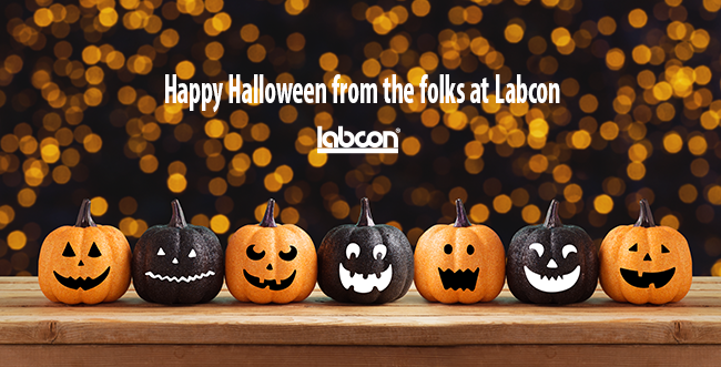 labcon's tweet photo. We are wishing you a very spooky Halloween! Beware of Ghosts and Gobblins! #labcon #dosciencesustainably #actlabel https://t.co/MinMaZNPov