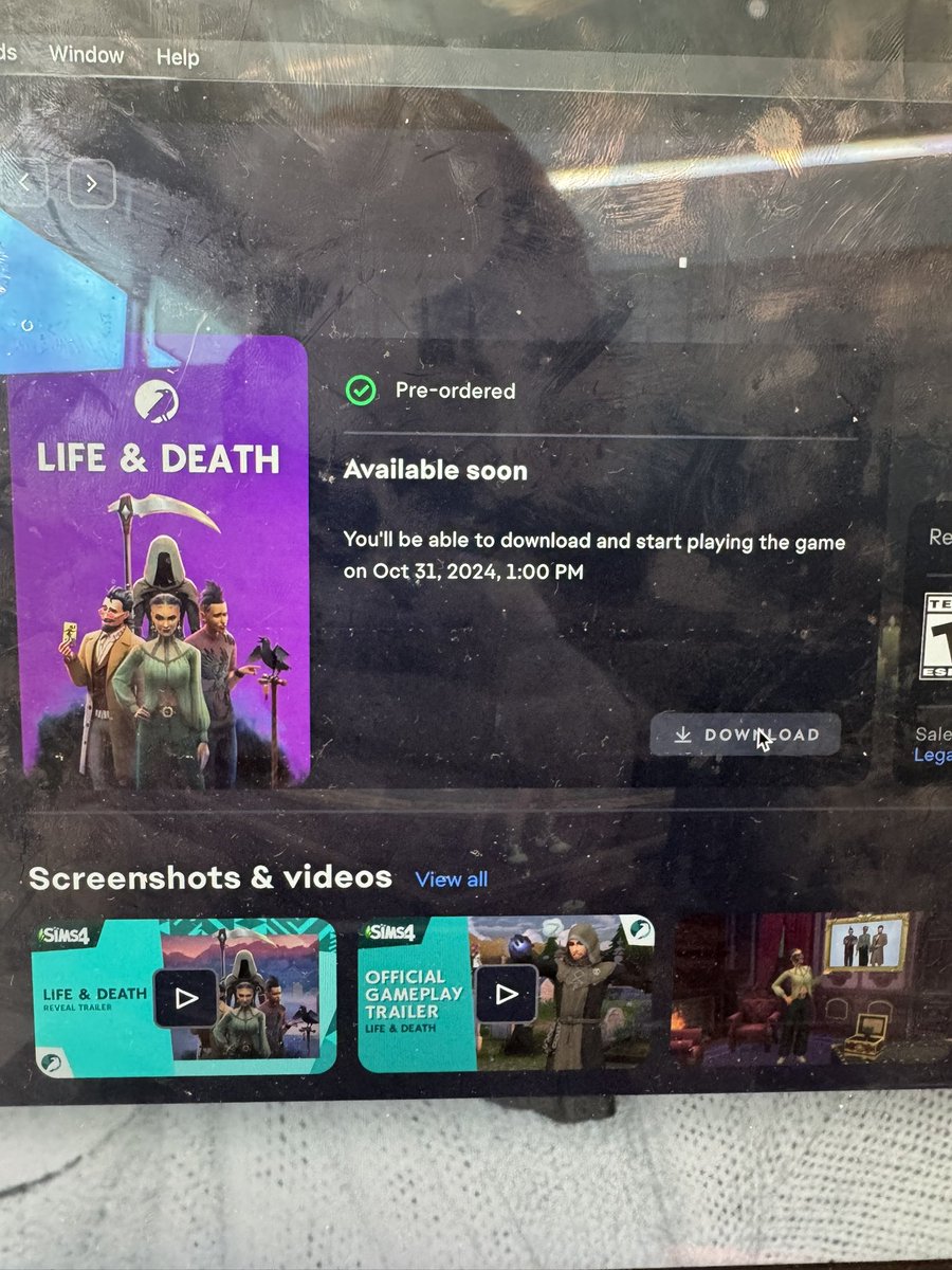 katniphsims's tweet photo. what happened to releasing videos at midnight ea what is this https://t.co/qsUMP2YeRT