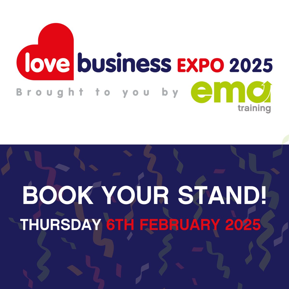 We are delighted to share that 𝗟𝗢𝗩𝗘 𝗕𝗨𝗦𝗜𝗡𝗘𝗦𝗦 𝗘𝗫𝗣𝗢 is back on THURSDAY 6TH FEBRUARY at Holywell Park Conference Centre!
 
👉 𝗕𝗢𝗢𝗞 𝗬𝗢𝗨𝗥 𝗦𝗧𝗔𝗡𝗗 for the biggest celebration of business in the East Midlands on our website!

#LB2025 #LoveBusiness2025