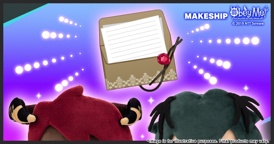 ObeyMeOfficial1's tweet photo. Barbatos: Hmm, a letter for the Young Master?
Oh, it seems to be an invitation from your favorite sheep.

Diavolo: At last, our time has come, has it?
Barbatos, get our luggage ready, we're going to the human world!

Coming to https://t.co/Dwc969xNiZ soon 📦
#ObeyMe #Makeship https://t.co/x47bE9RkV2